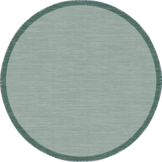 Buitenkleed - Brussels Rond Uni Effen Groen