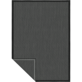 Buitenkleed - Brussels Uni Effen Kader Zwart