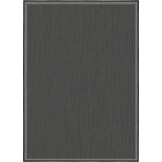 Buitenkleed - Brussels Uni Effen Kader Zwart