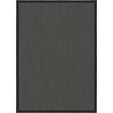 Buitenkleed - Brussels Uni Effen Kader Zwart