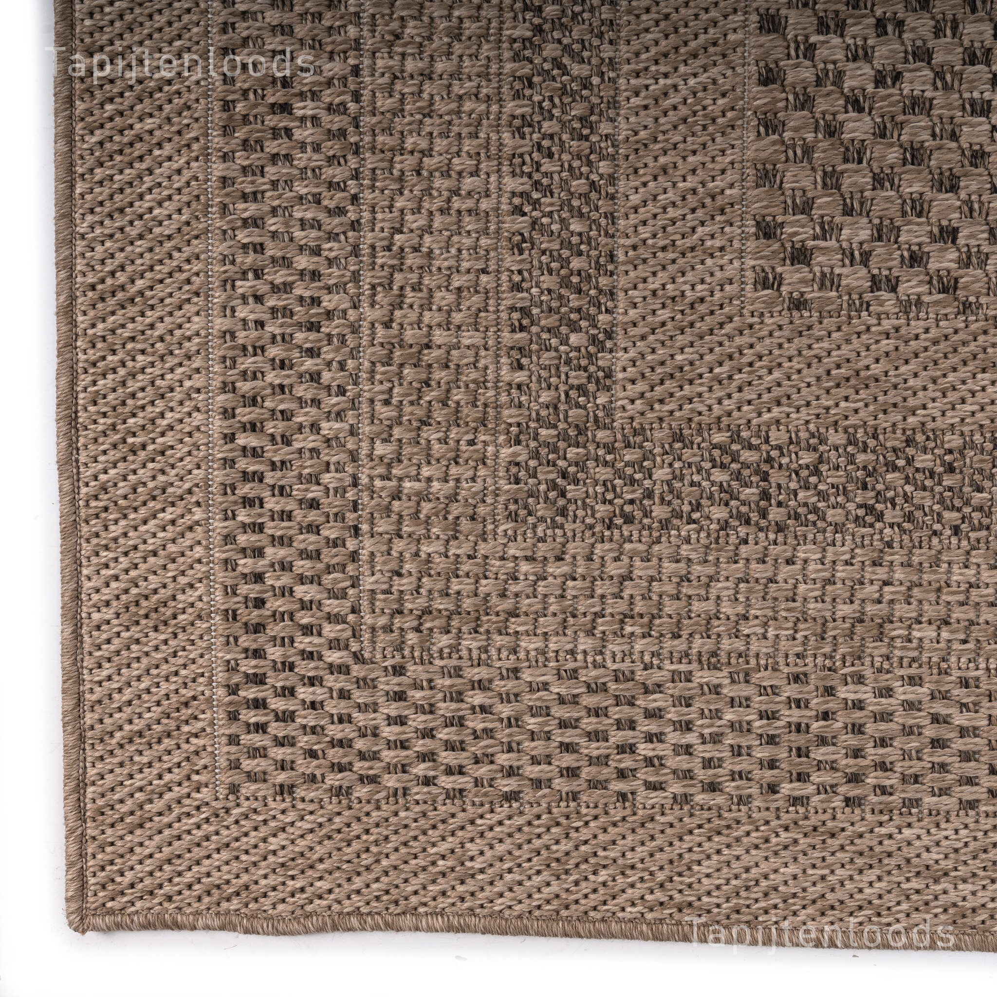 Sahara Buitenkleed Jute-Look Weerbestendig Vloerkleed Beige