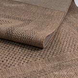 Sahara Buitenkleed Jute-Look Weerbestendig Vloerkleed Beige
