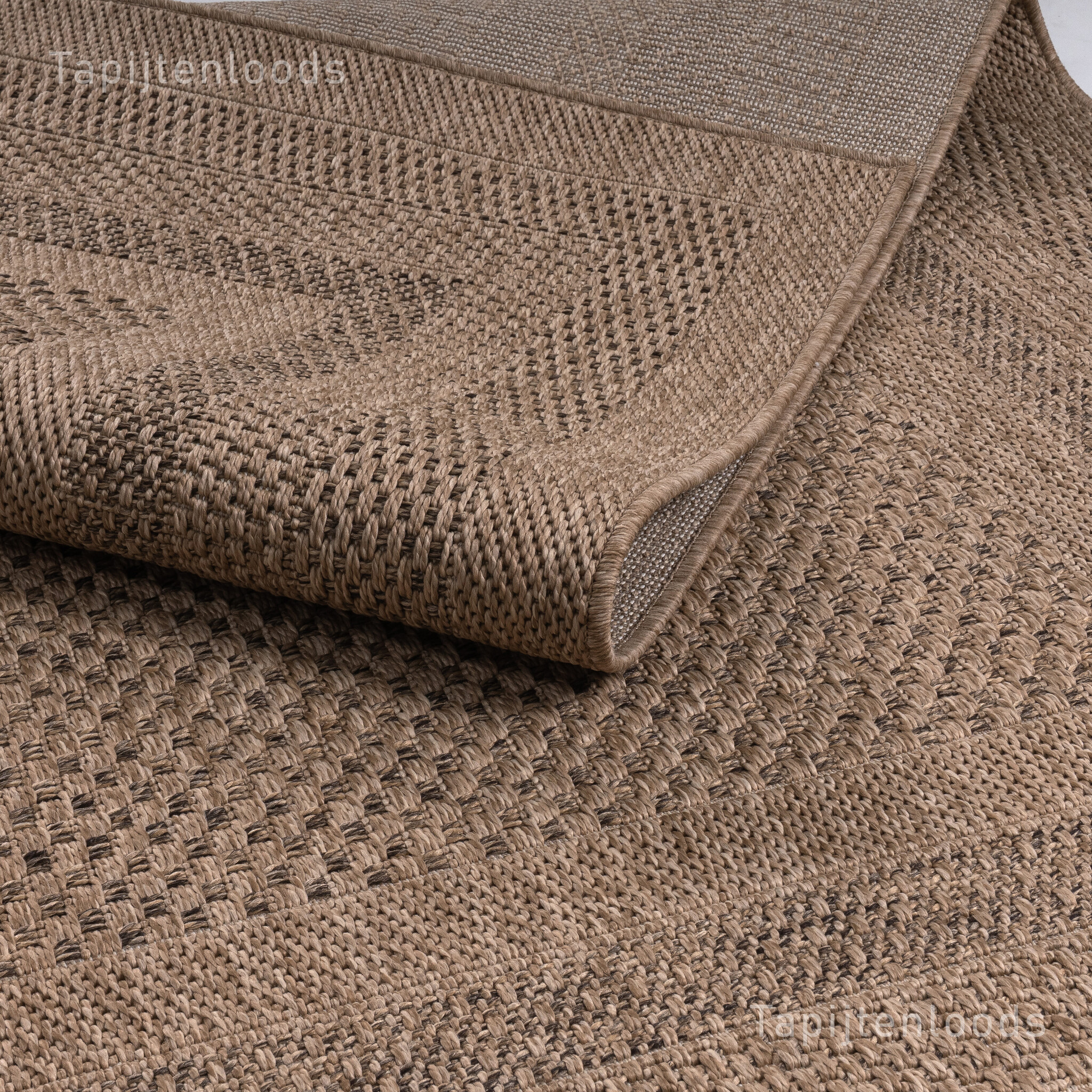 Sahara Buitenkleed Jute-Look Weerbestendig Vloerkleed Beige