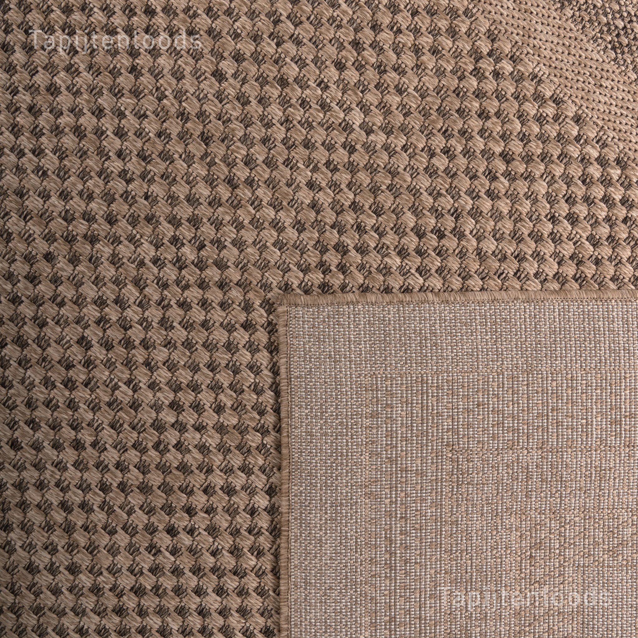 Sahara Rond Buitenkleed Jute-Look Weerbestendig Vloerkleed Beige