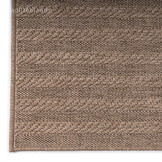 Sahara Japandi Buitenkleed Jute-Look Weerbestendig Vloerkleed Beige Zwart