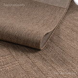 Sahara Japandi Buitenkleed Jute-Look Weerbestendig Vloerkleed Beige Zwart