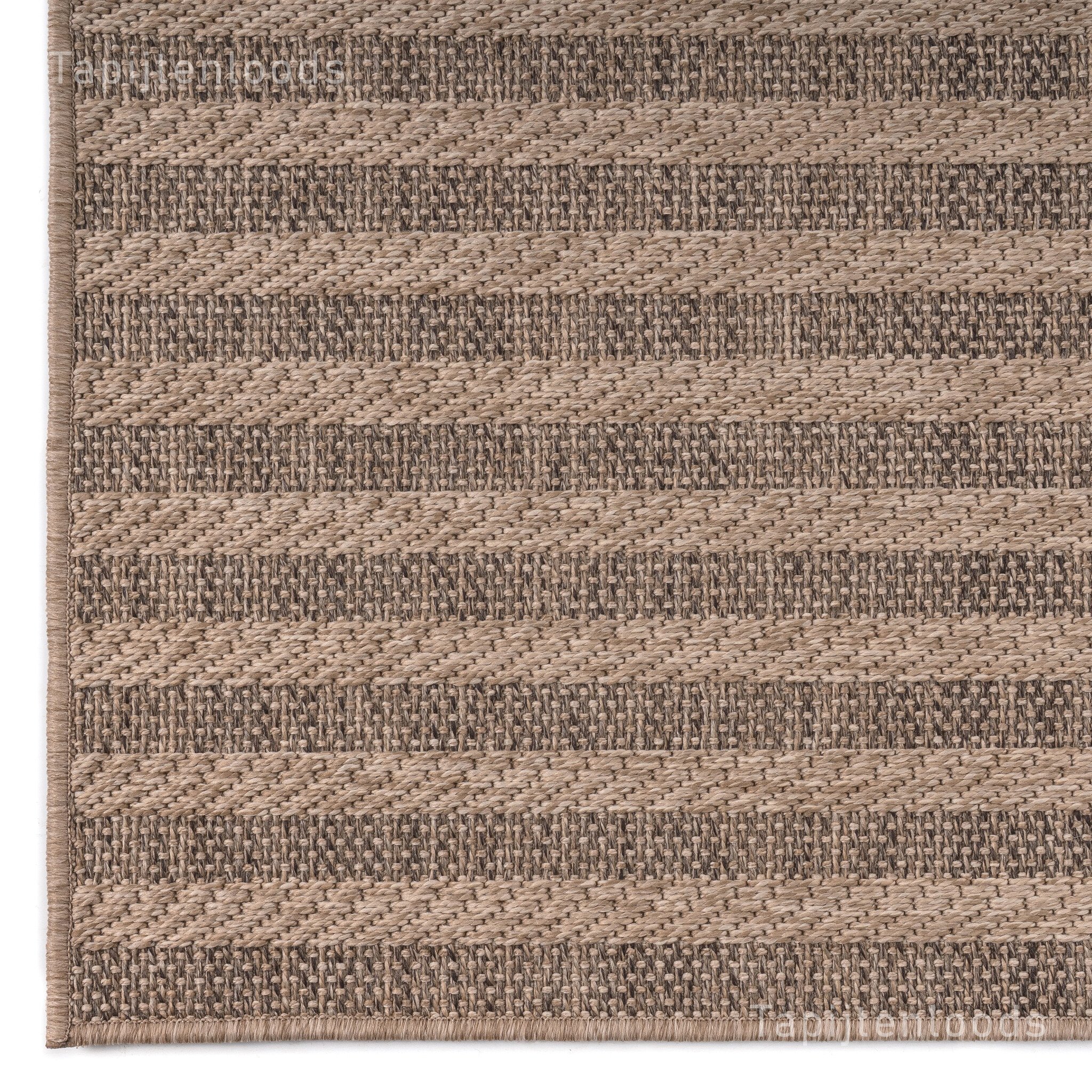 Sahara Japandi Buitenkleed Jute-Look Weerbestendig Vloerkleed Beige
