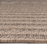 Sahara Japandi Rond Buitenkleed Jute-Look Weerbestendig Vloerkleed Beige