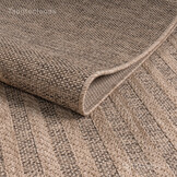 Sahara Japandi Rond Buitenkleed Jute-Look Weerbestendig Vloerkleed Beige