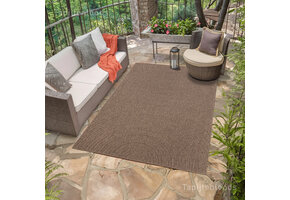 Sahara Japandi Buitenkleed Jute-Look Weerbestendig Vloerkleed Beige