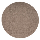 Sahara Japandi Rond Buitenkleed Jute-Look Weerbestendig Vloerkleed Beige