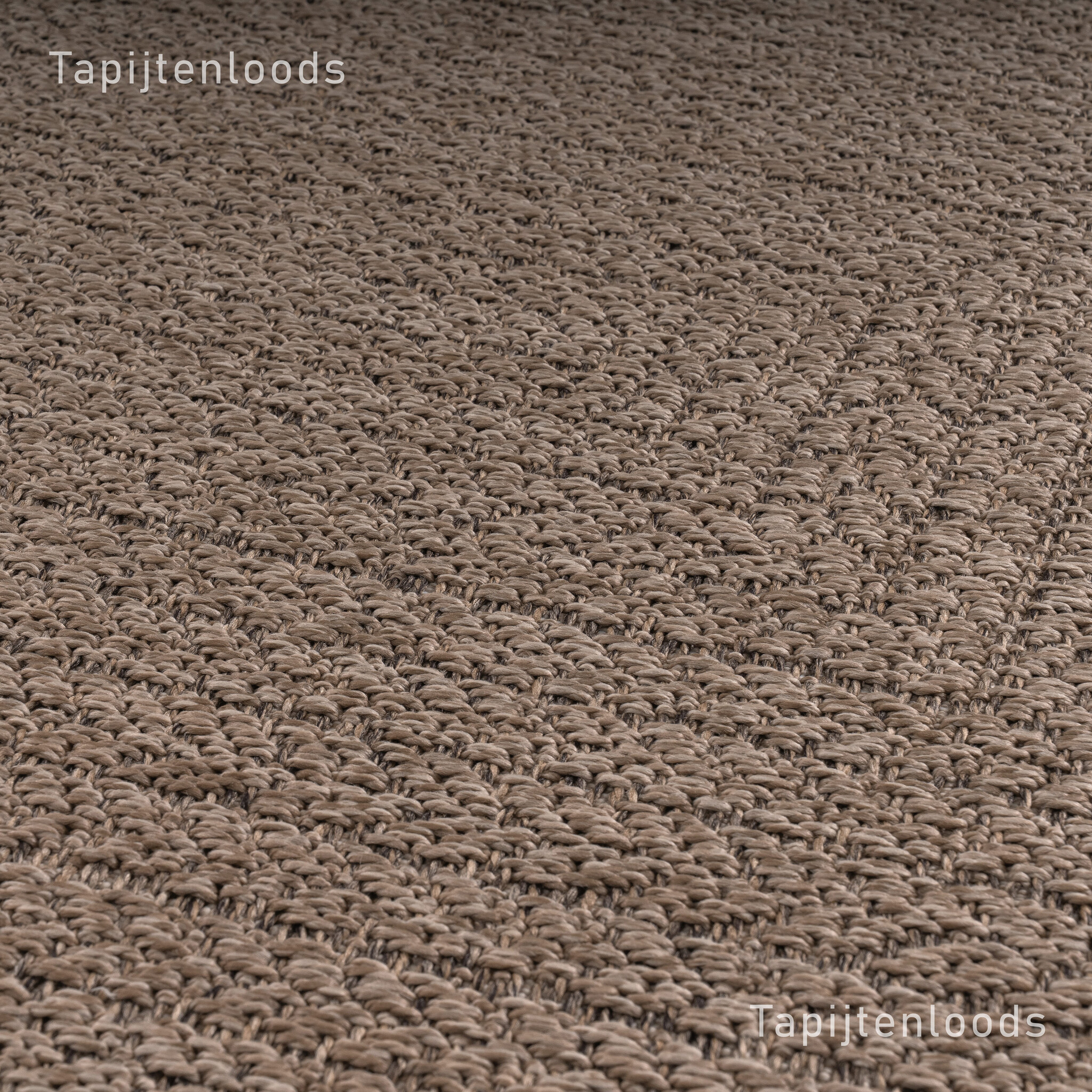 Sahara Buitenkleed Jute-Look Weerbestendig Vloerkleed Beige