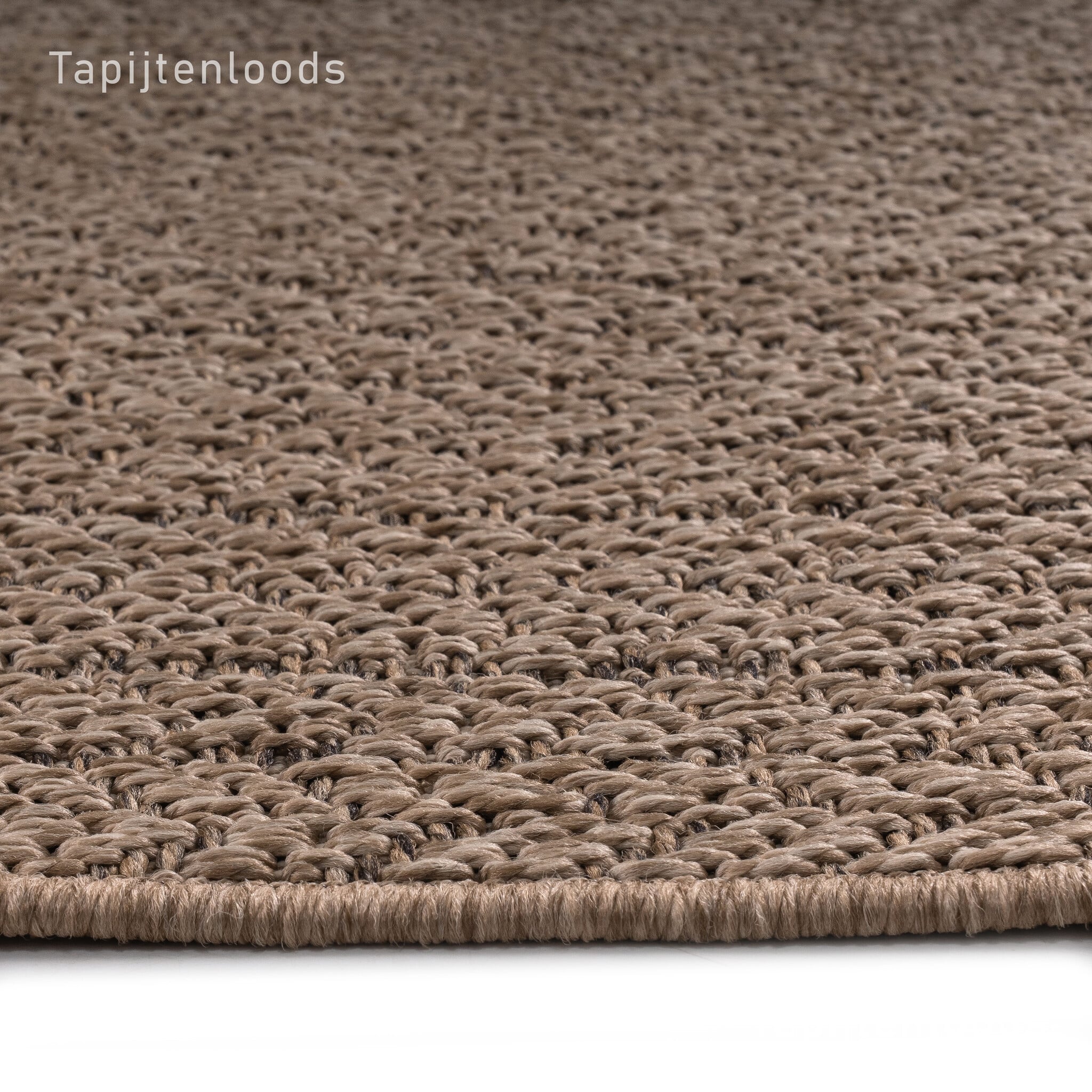 Sahara Rond Buitenkleed Jute-Look Weerbestendig Vloerkleed Beige