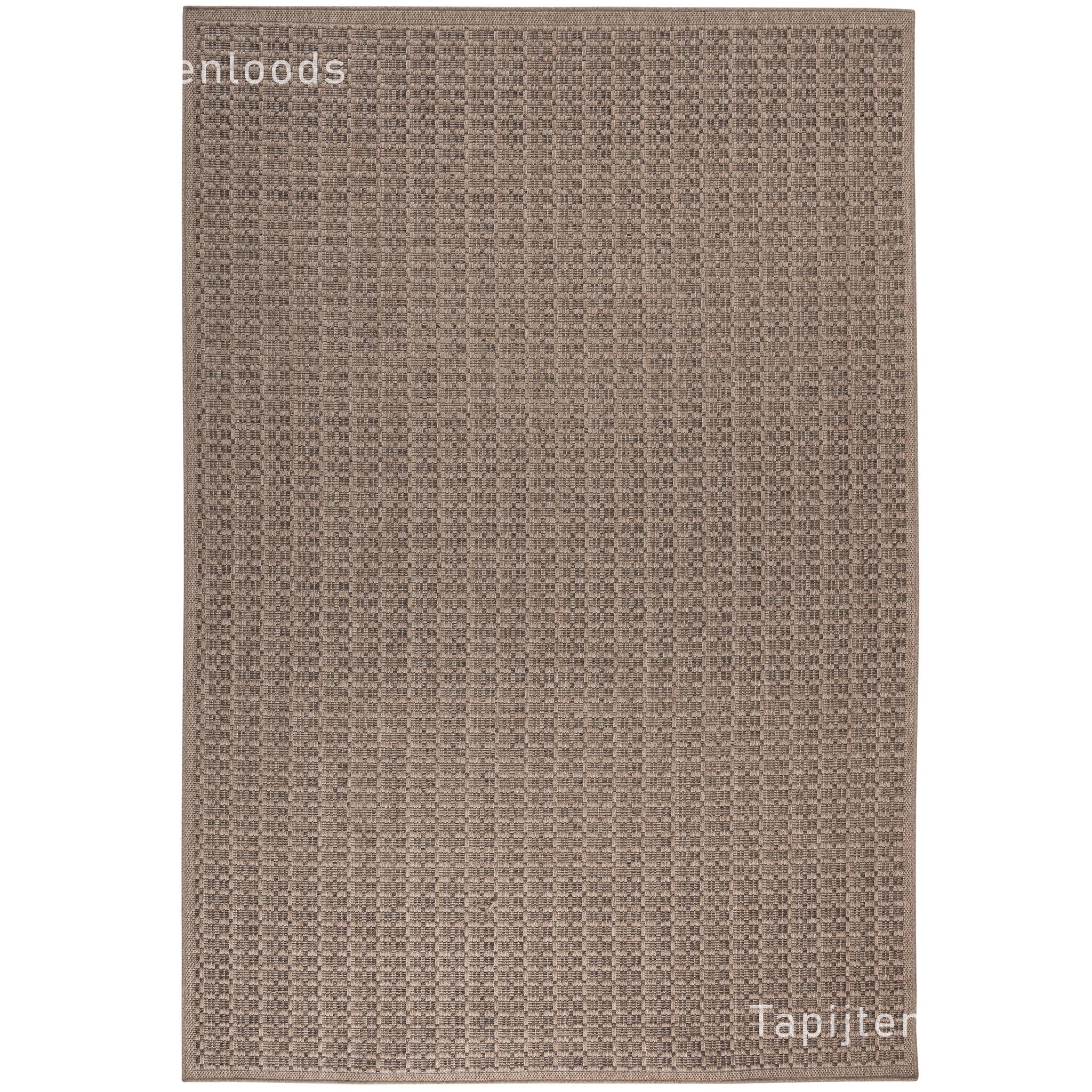 Sahara Uni Buitenkleed Jute-Look Weerbestendig Vloerkleed Beige
