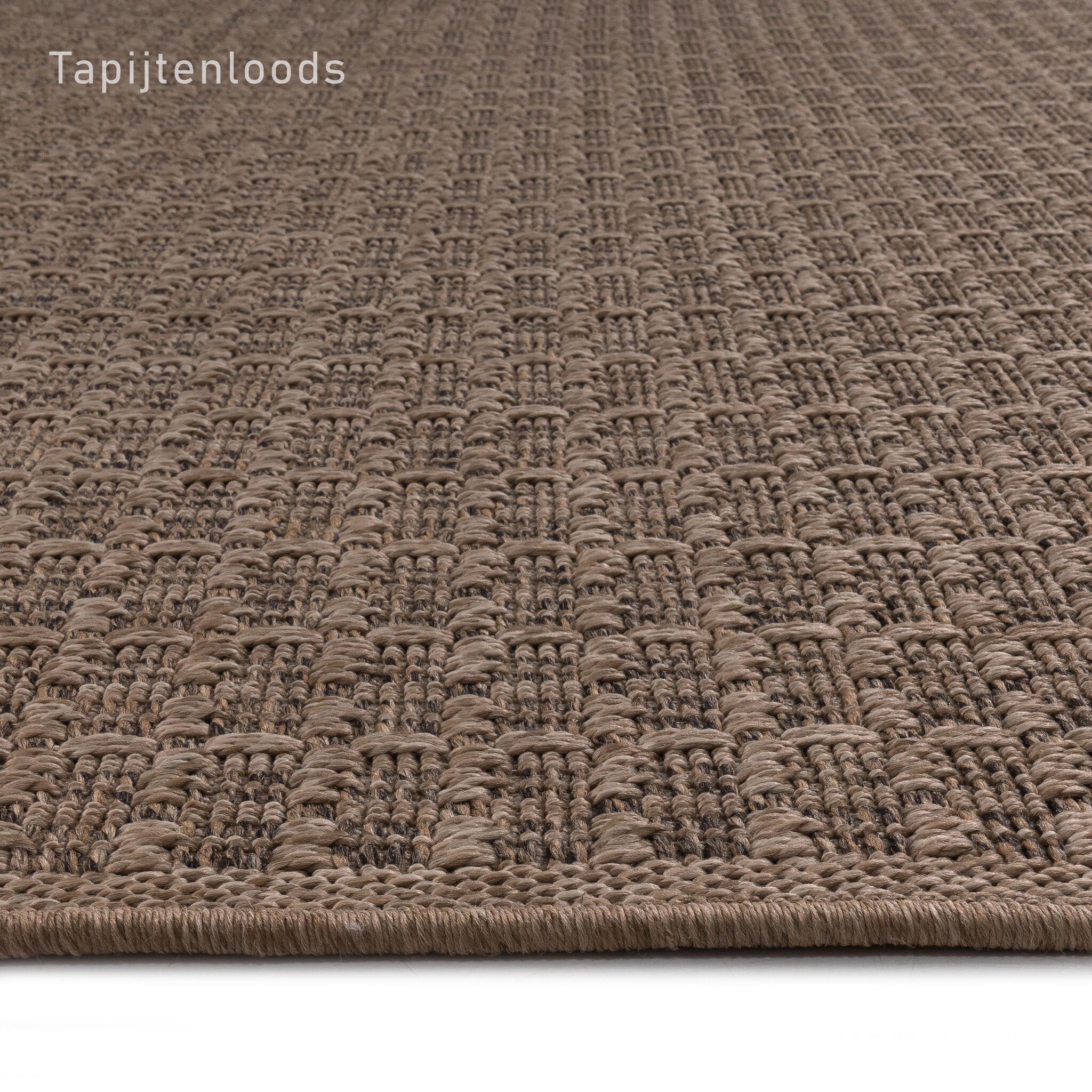 Sahara Uni Buitenkleed Jute-Look Weerbestendig Vloerkleed Beige