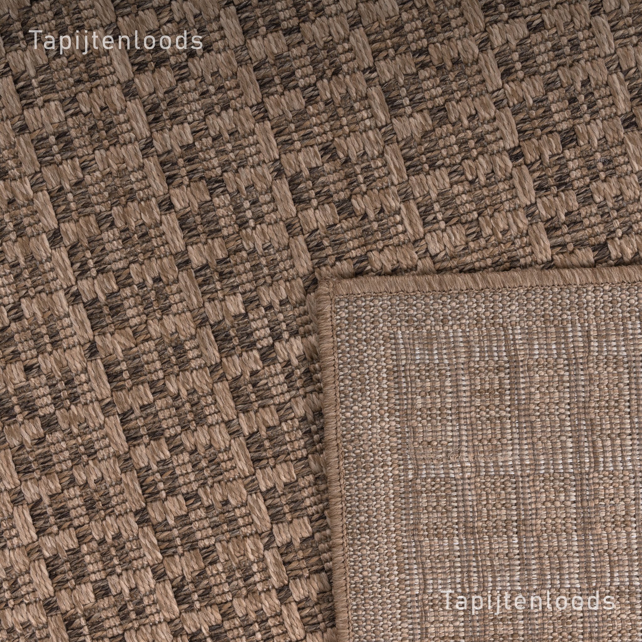 Sahara Uni Buitenkleed Jute-Look Weerbestendig Vloerkleed Beige