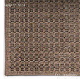 Sahara Uni Rond Buitenkleed Jute-Look Weerbestendig Vloerkleed Beige