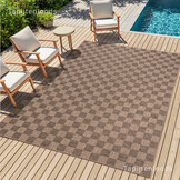 Sahara Buitenkleed Jute-Look Weerbestendig Vloerkleed Beige