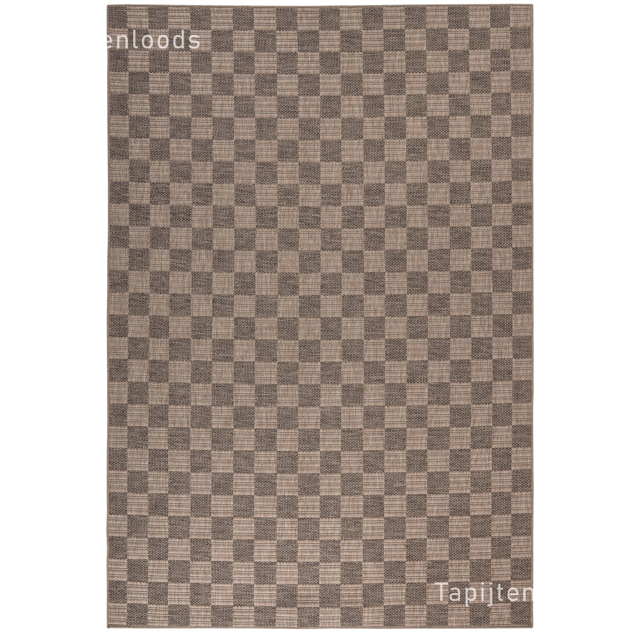 Sahara Buitenkleed Jute-Look Weerbestendig Vloerkleed Beige