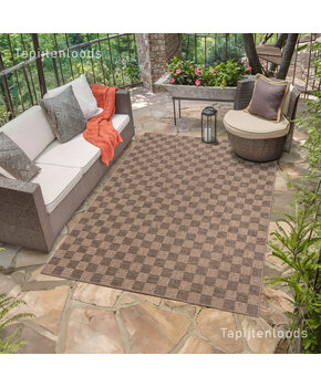 Sahara Buitenkleed Jute-Look Weerbestendig Vloerkleed Beige