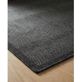 Buitenkleed - Brussels Uni Effen Kader Zwart