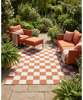 Buitenkleed - Brussels Costa Blocks Terra Creme