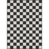 Buitenkleed - Brussels Costa Blocks Zwart Wit