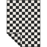 Buitenkleed - Brussels Costa Blocks Zwart Wit