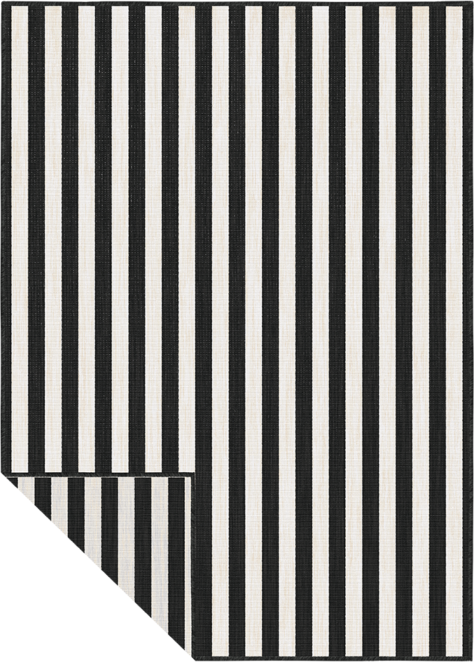 Buitenkleed - Brussels Santo Zwart Wit