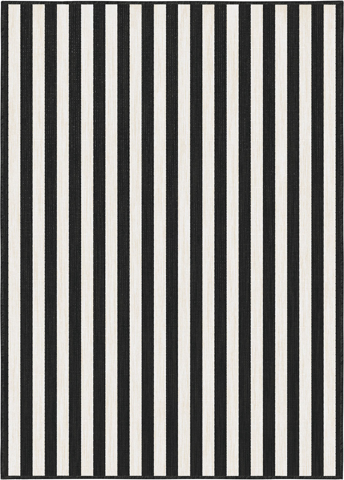 Buitenkleed - Brussels Santo Zwart Wit