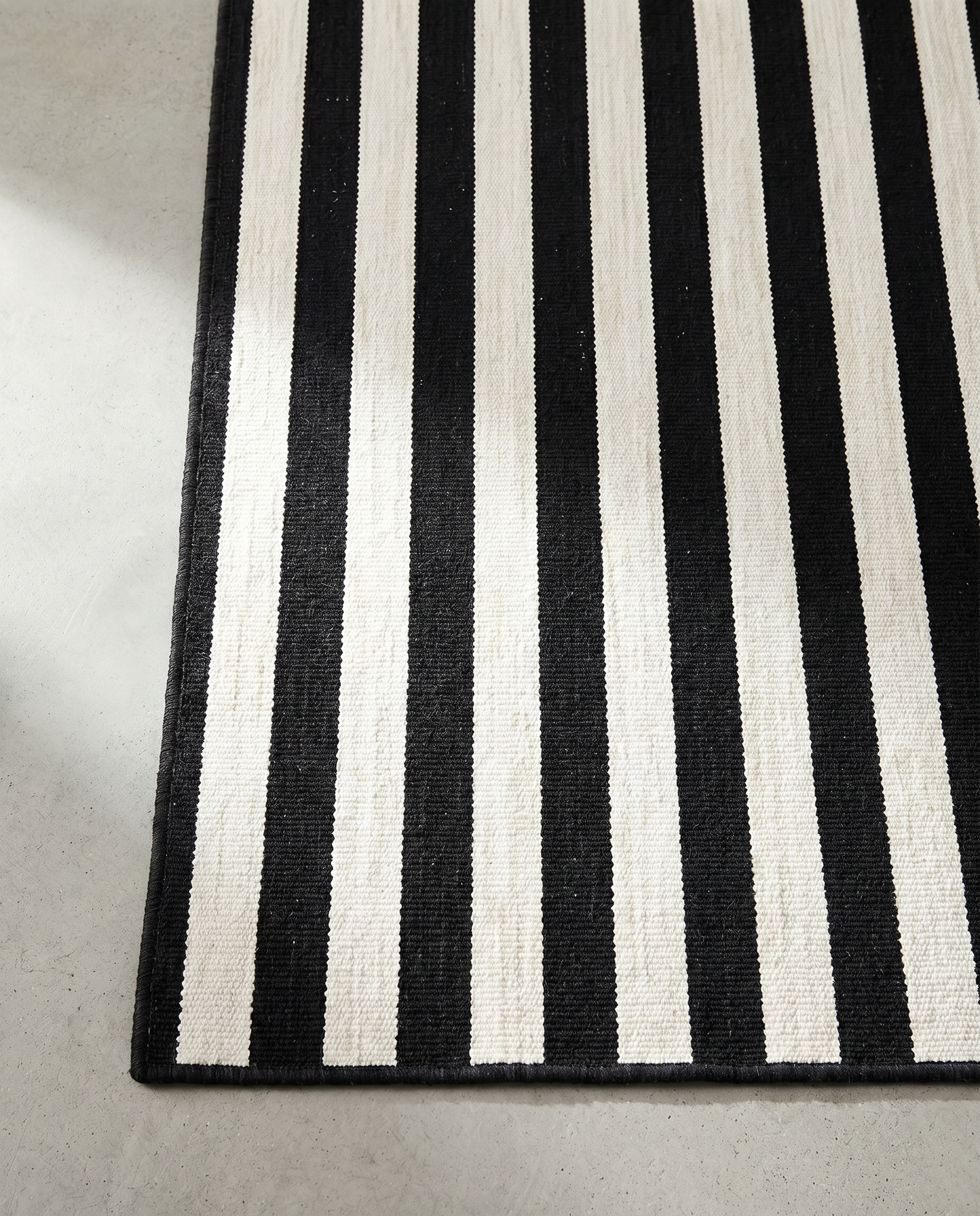 Buitenkleed - Brussels Santo Zwart Wit