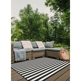 Buitenkleed - Brussels Santo Zwart Wit