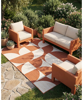 Buitenkleed - Brussels Summer Terra Creme