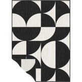 Buitenkleed - Brussels Summer Zwart Wit