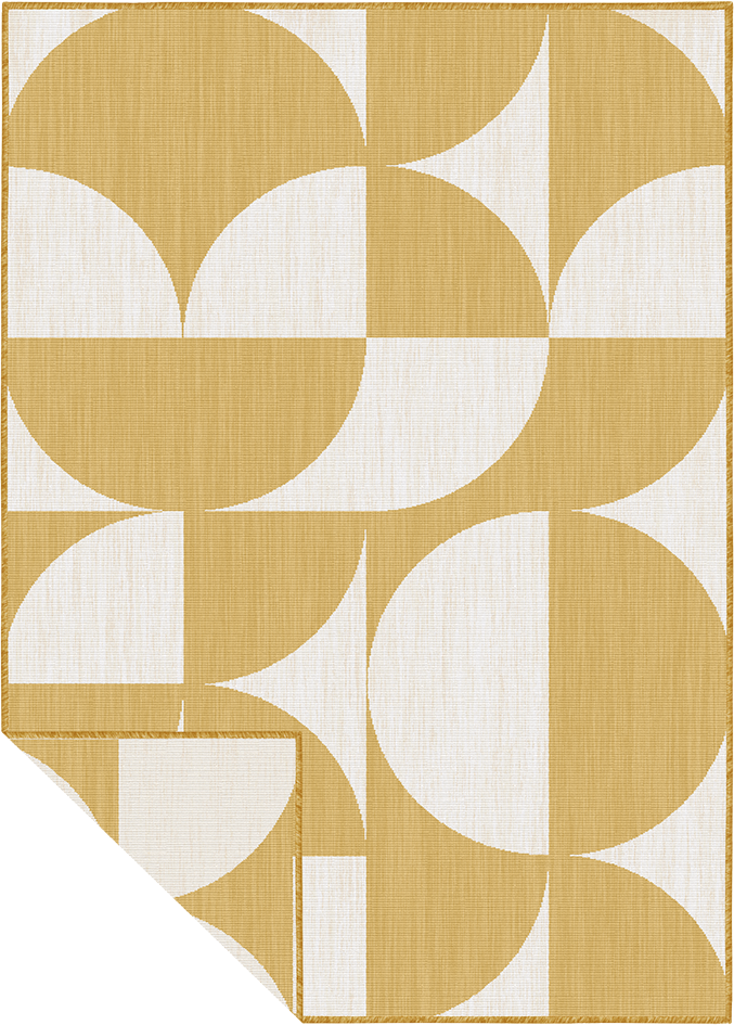 Buitenkleed - Brussels Summer Geel Wit