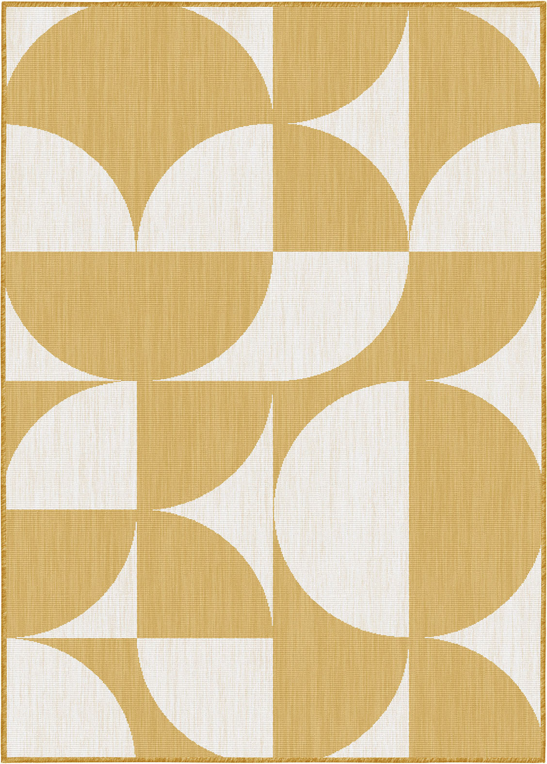 Buitenkleed - Brussels Summer Geel Wit