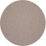 Buitenkleed - Brussels Rond Uni Effen Linnen Beige