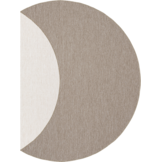 Buitenkleed - Brussels Rond Uni Effen Linnen Beige