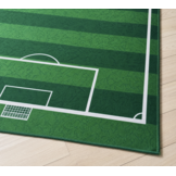 Kinderkleed Voetbal - Vloerkleed Kinderkamer Anti-slip Groen