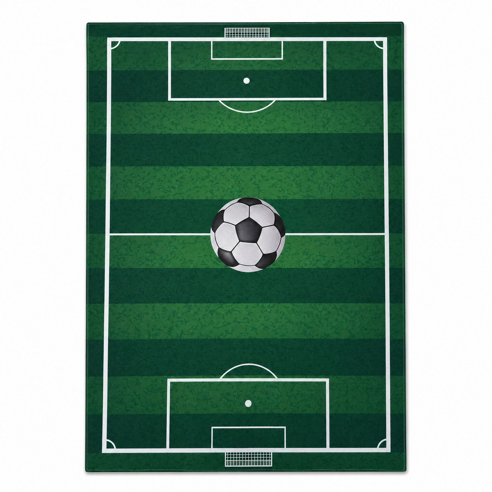 Kinderkleed Voetbal - Vloerkleed Kinderkamer Anti-slip Groen