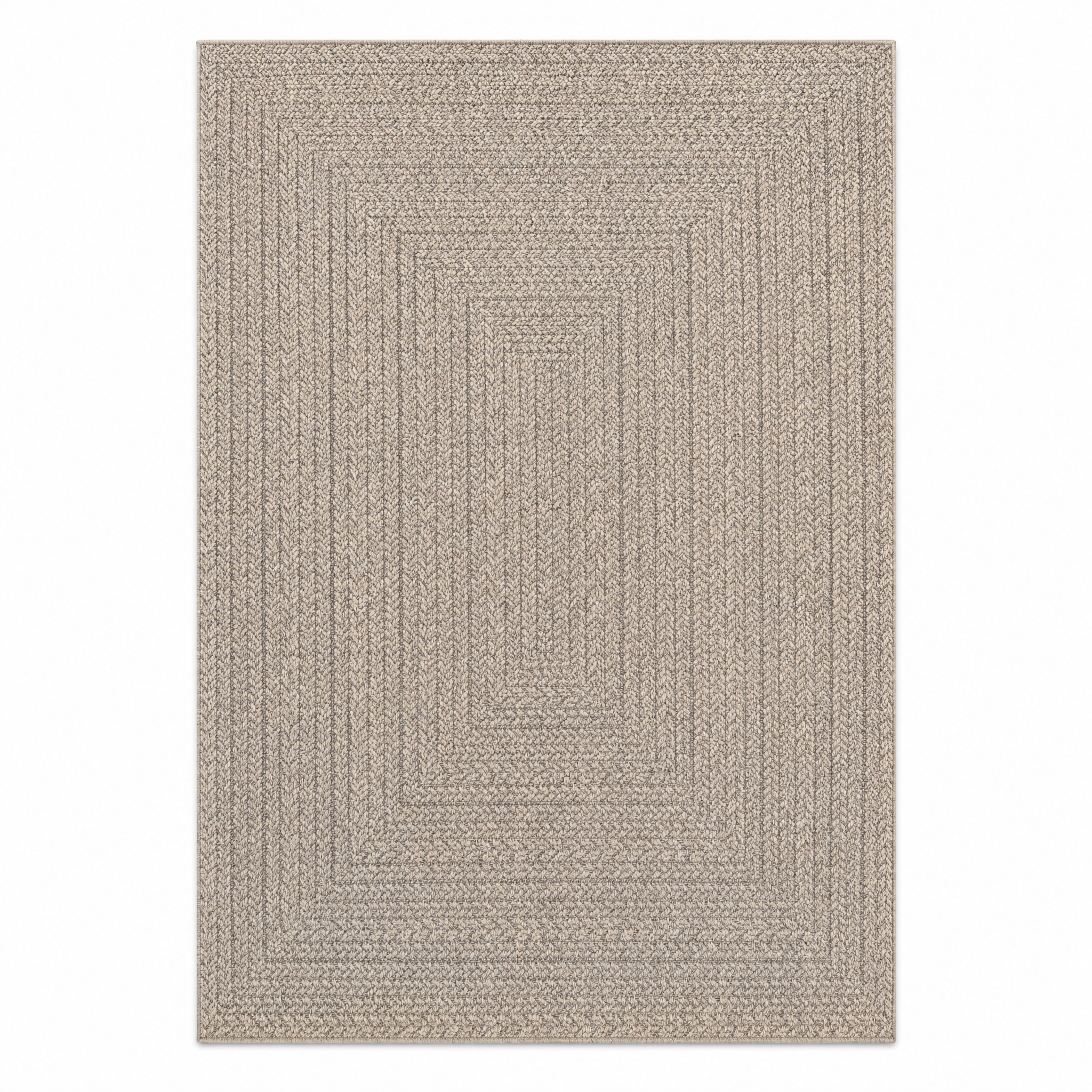 Sahara Buitenkleed Jute-Look Weerbestendig Vloerkleed Beige
