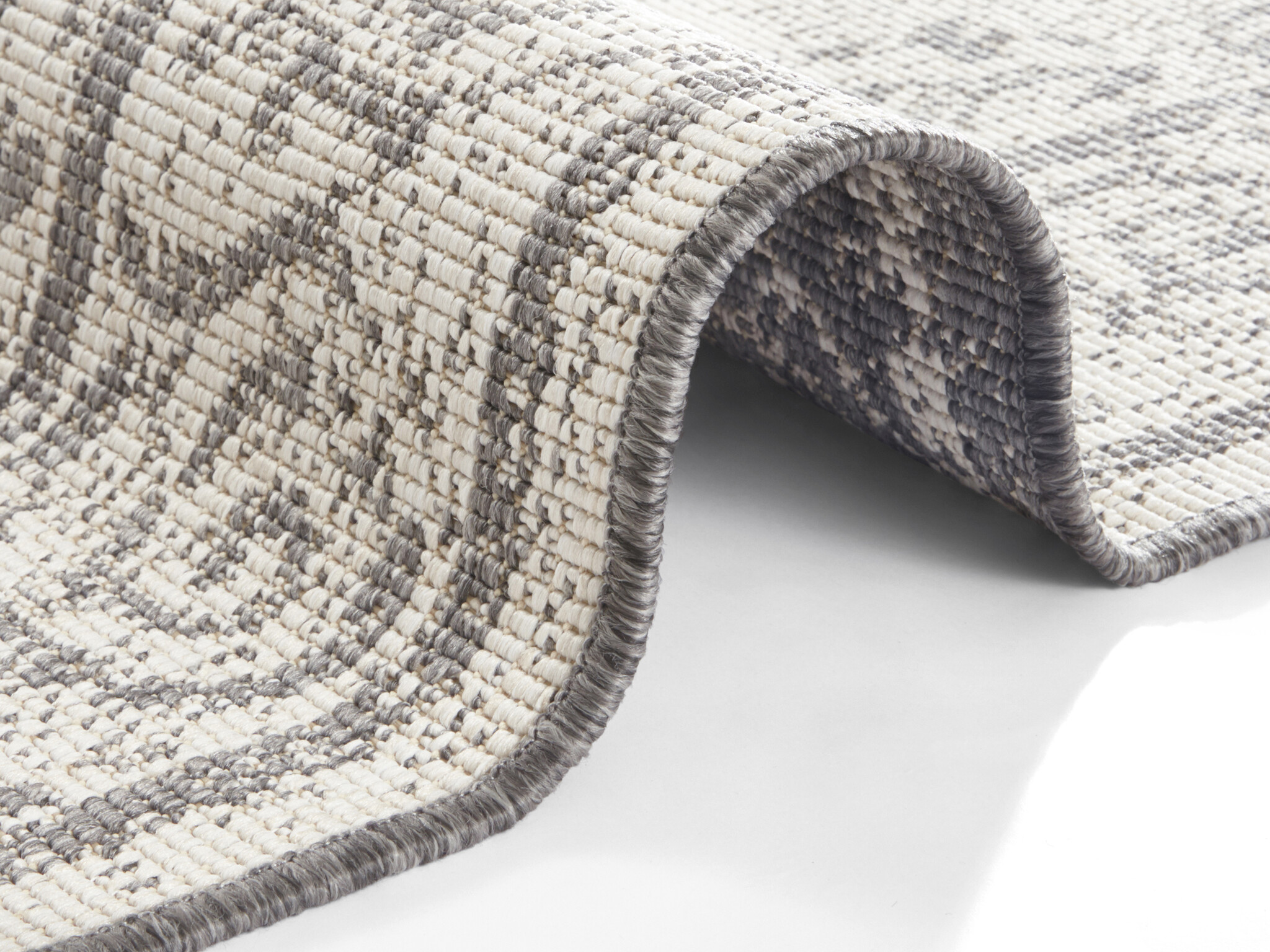 Reversible carpet  Cebu grey cream