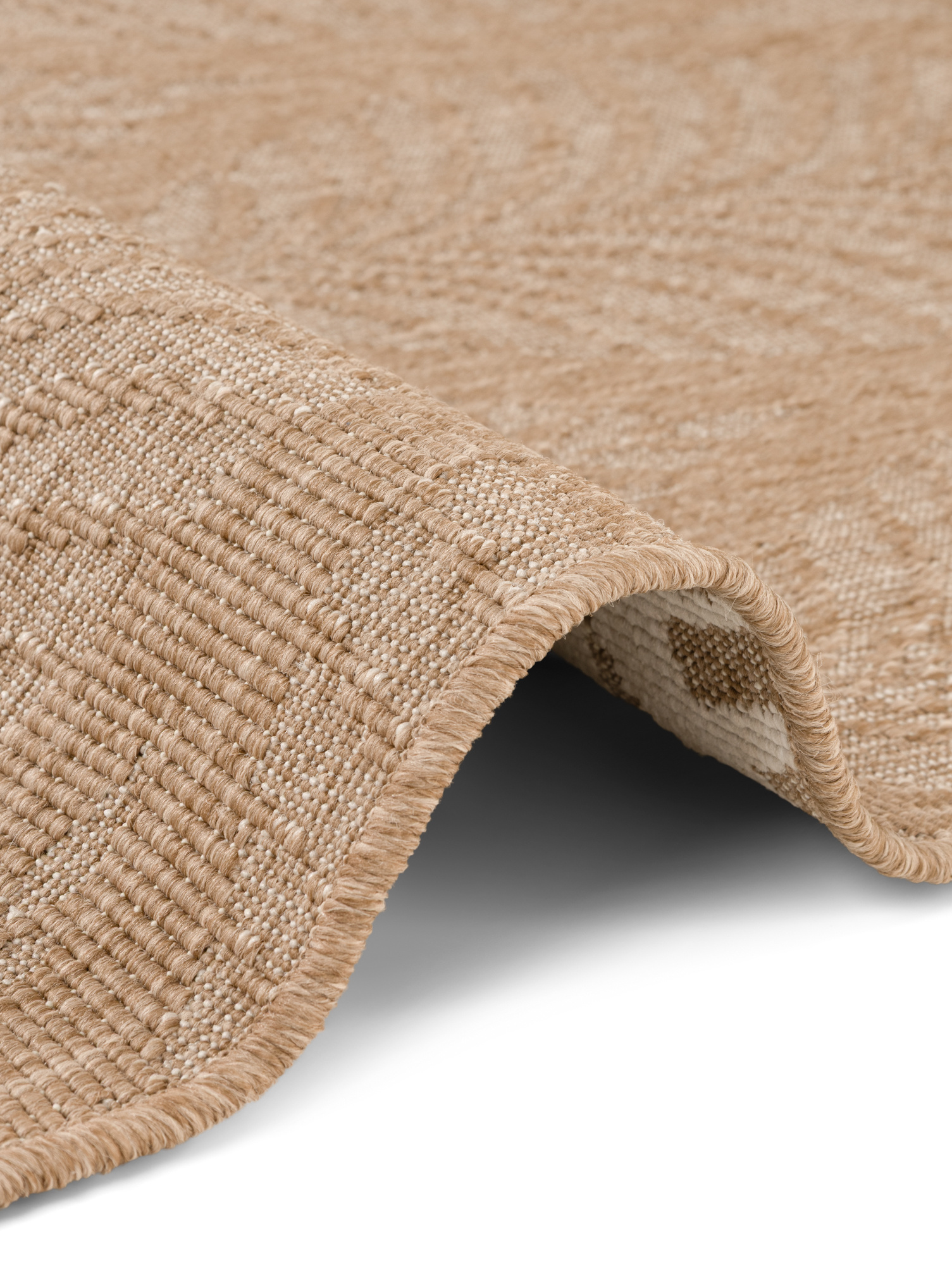 Hanse Home Duet In- & Outdoor Reversible Carpet Liora Jute White- 80x250cm