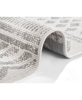 Hanse Home Biri Binnen en Buiten Vloerkleed - Boho Design - Grijs Crème