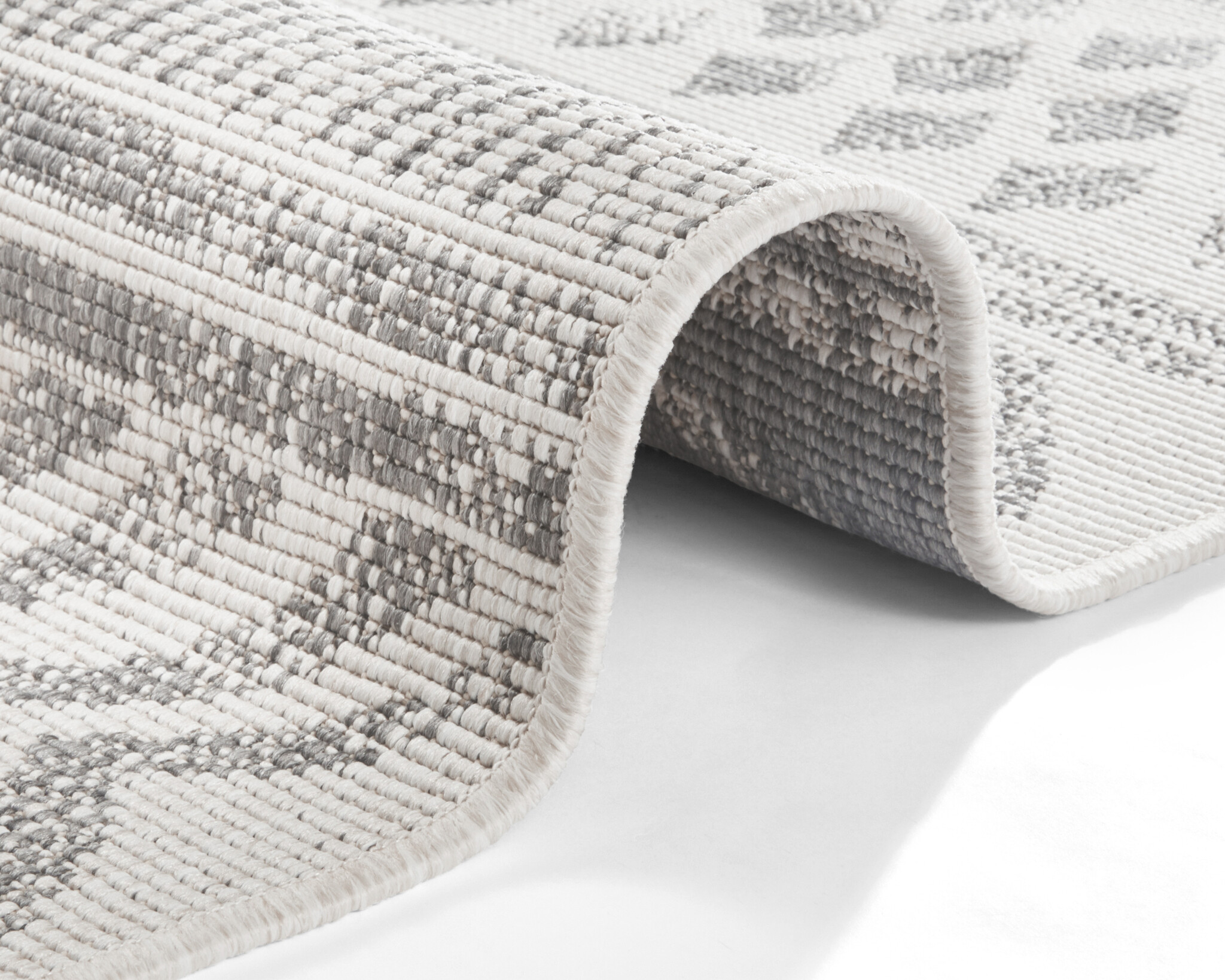 Reversible carpet  Biri grey cream- 120x170cm