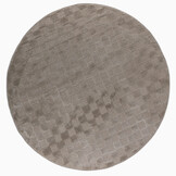 Vivant Chesterfield - Rond Vloerkleed Laagpolig Effen - Beige