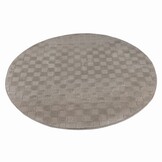 Vivant Chesterfield - Rond Vloerkleed Laagpolig Effen - Beige