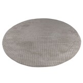 Vivant Japandi Art - Rond Vloerkleed Laagpolig Effen - Beige