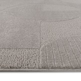 Vivant Japandi Abstract - Vloerkleed Laagpolig - Taupe Beige