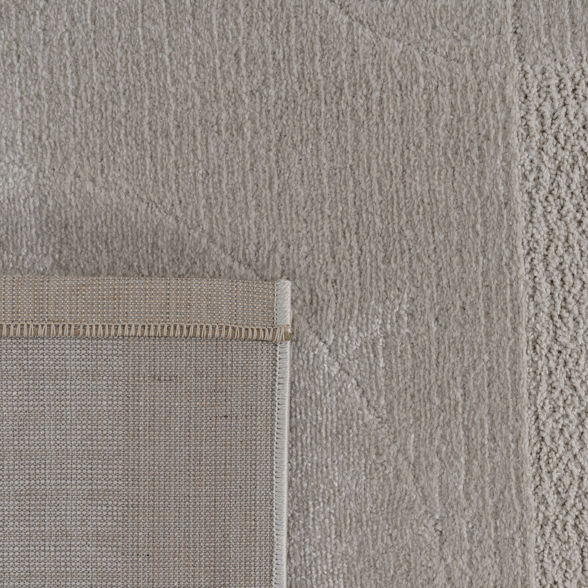 Vivant Japandi Abstract - Vloerkleed Laagpolig - Taupe Beige